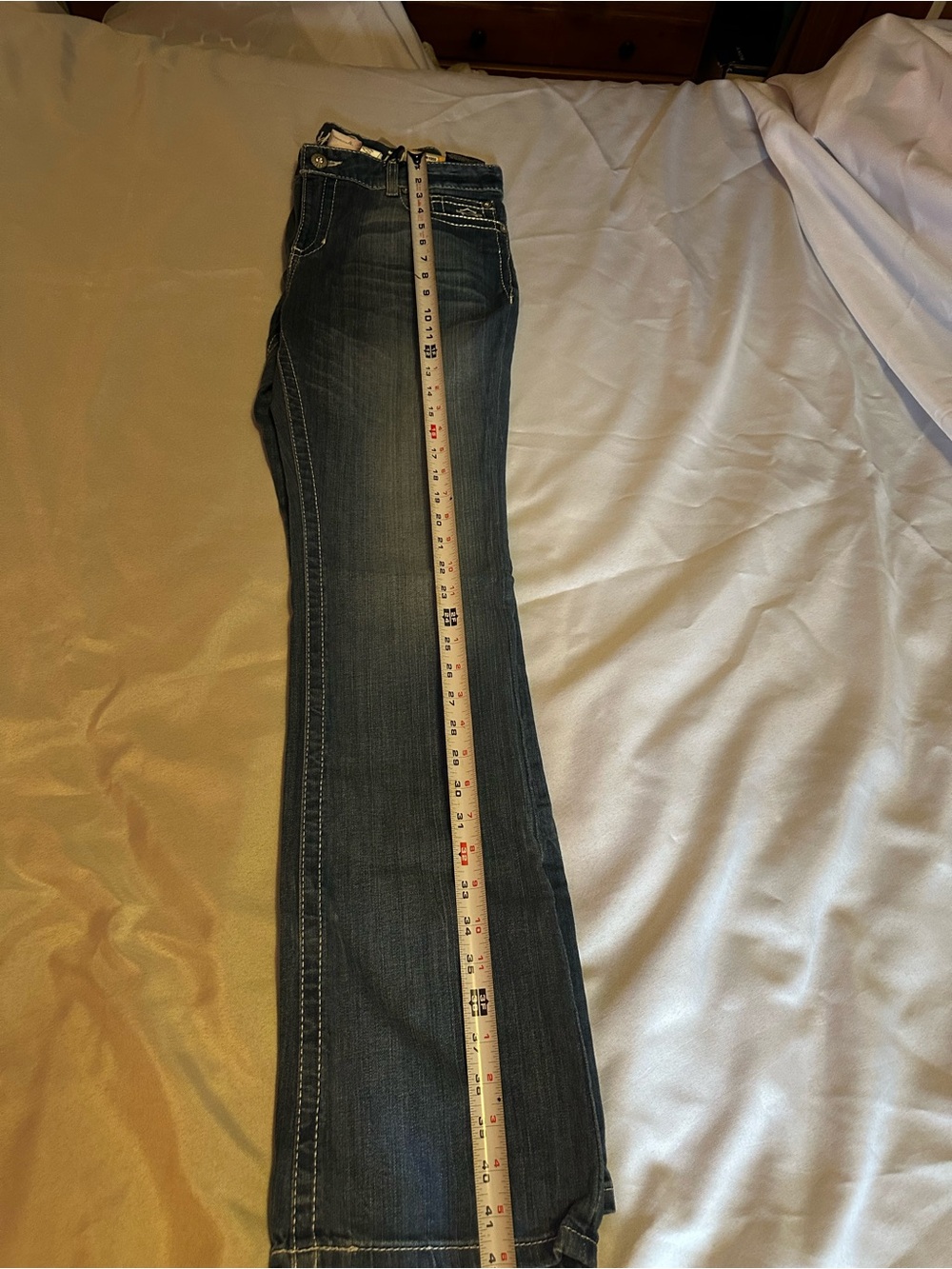 Harley-Davidson Blue Embroidered Pocket Women’s Jeans - Picture 10 of 10